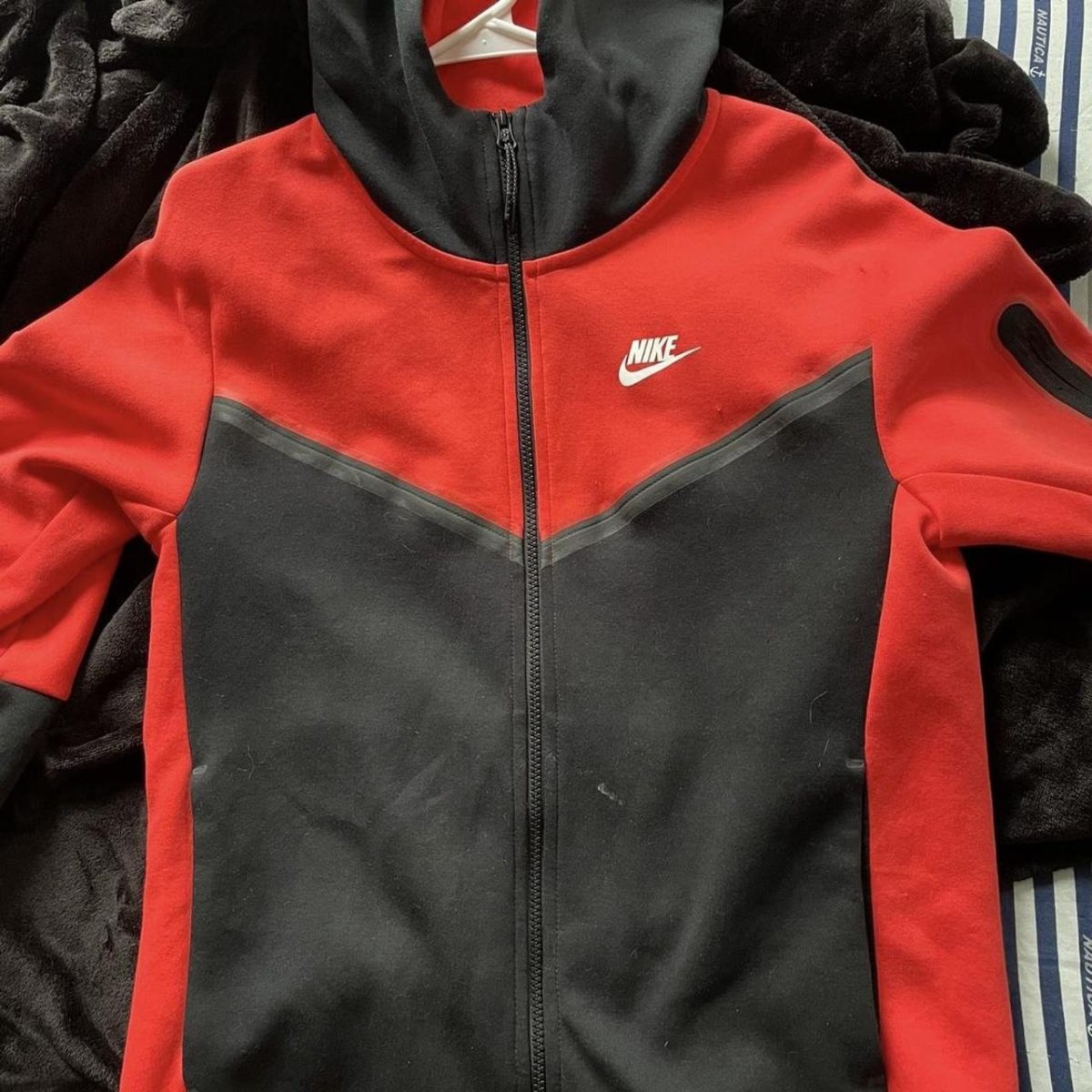 Black and Red NIKE Tech - Image 1