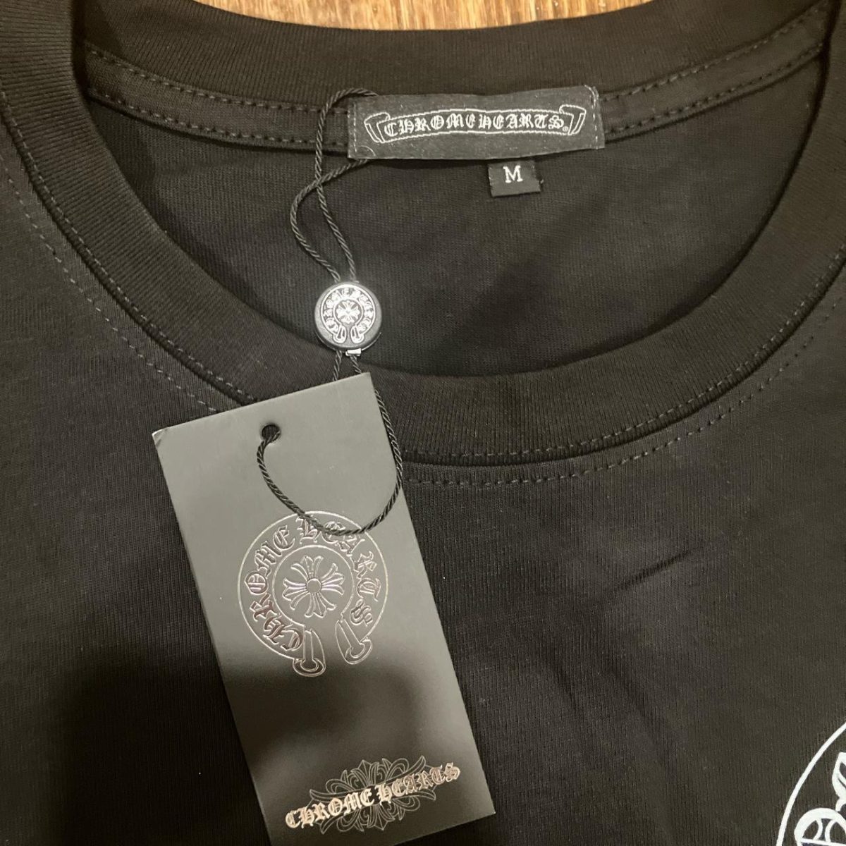 Chrome Hearts Men's Black T-shirt - Image 3