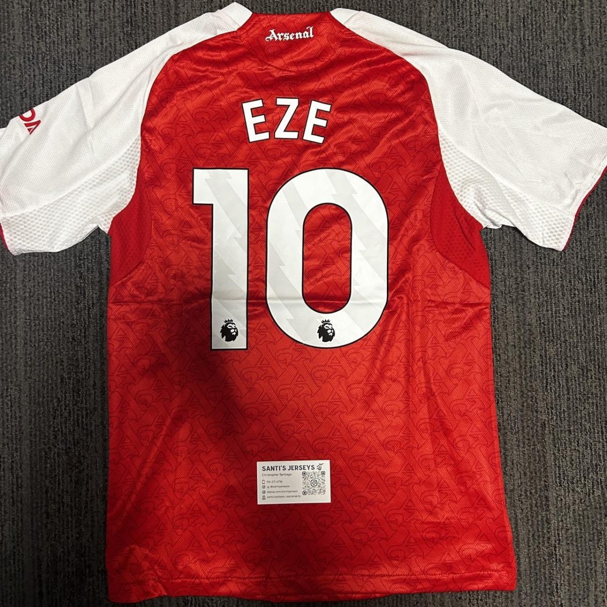 EZE 10 Arsenal 25/26 home kit - Image 1