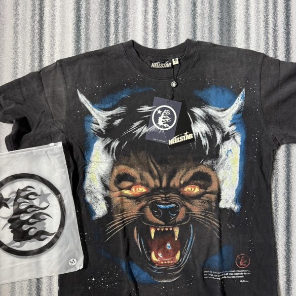 Hellstar black and blue T-shirt