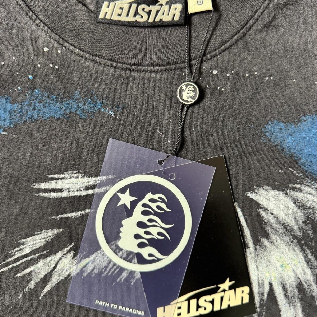 Hellstar black and blue T-shirt - Image 2