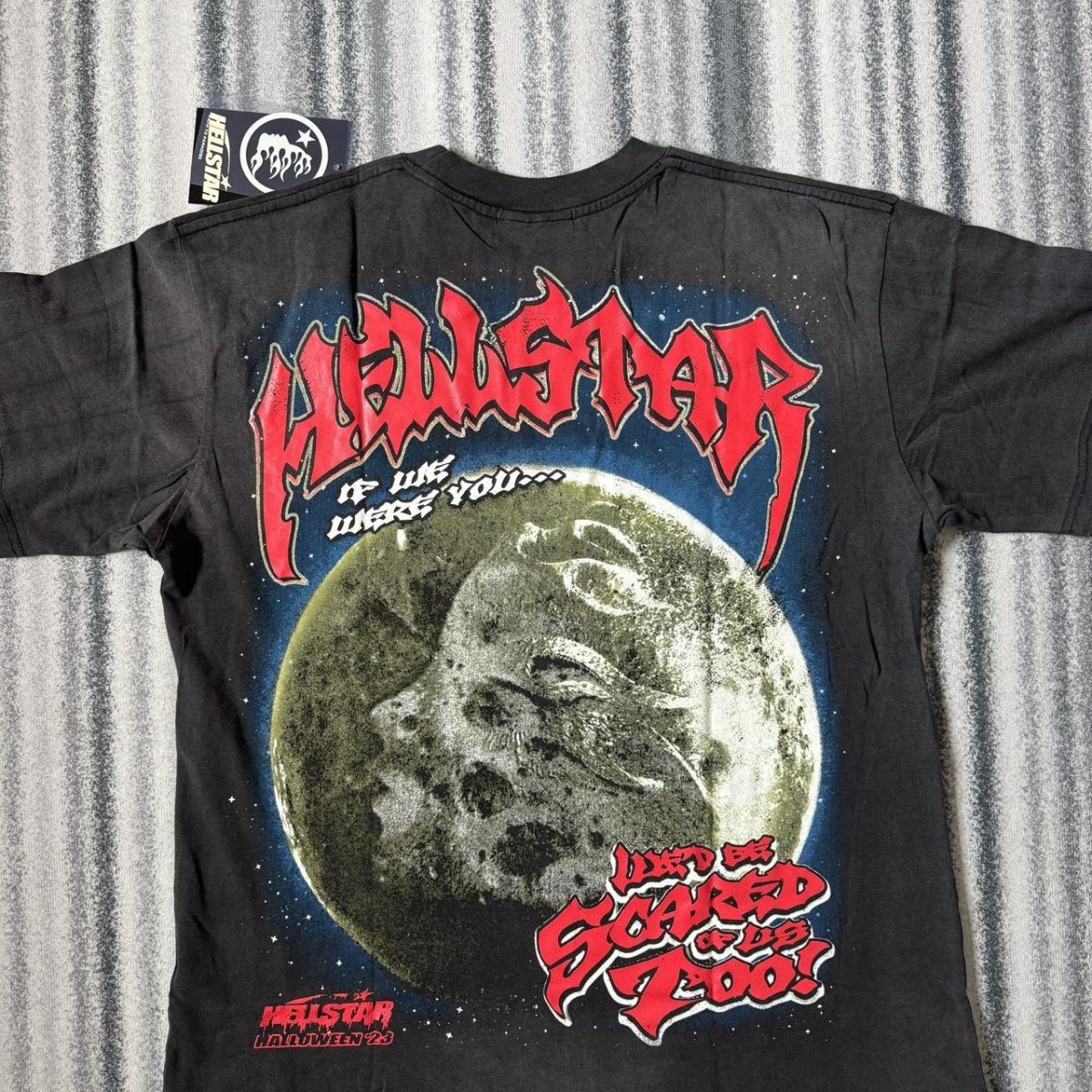 Hellstar black and blue T-shirt - Image 3