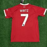 Liverpool Home Jersey 25/26 Wirtz