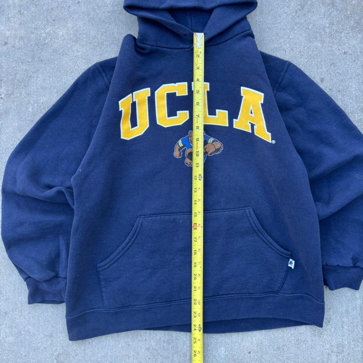 Men's Navy Blue Hoodie - Image 2