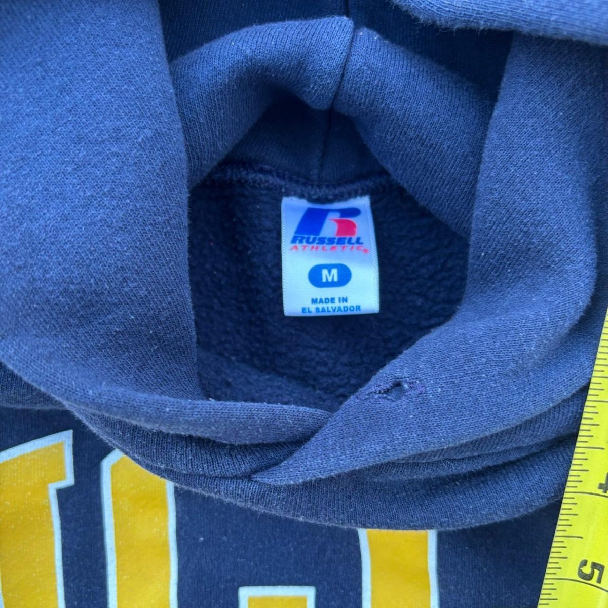 Men's Navy Blue Hoodie - Image 3