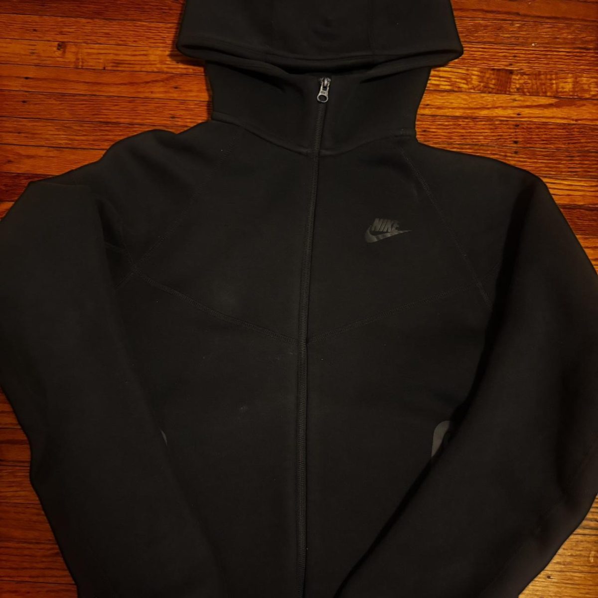 BLACK nike Tech Jacket - Image 1