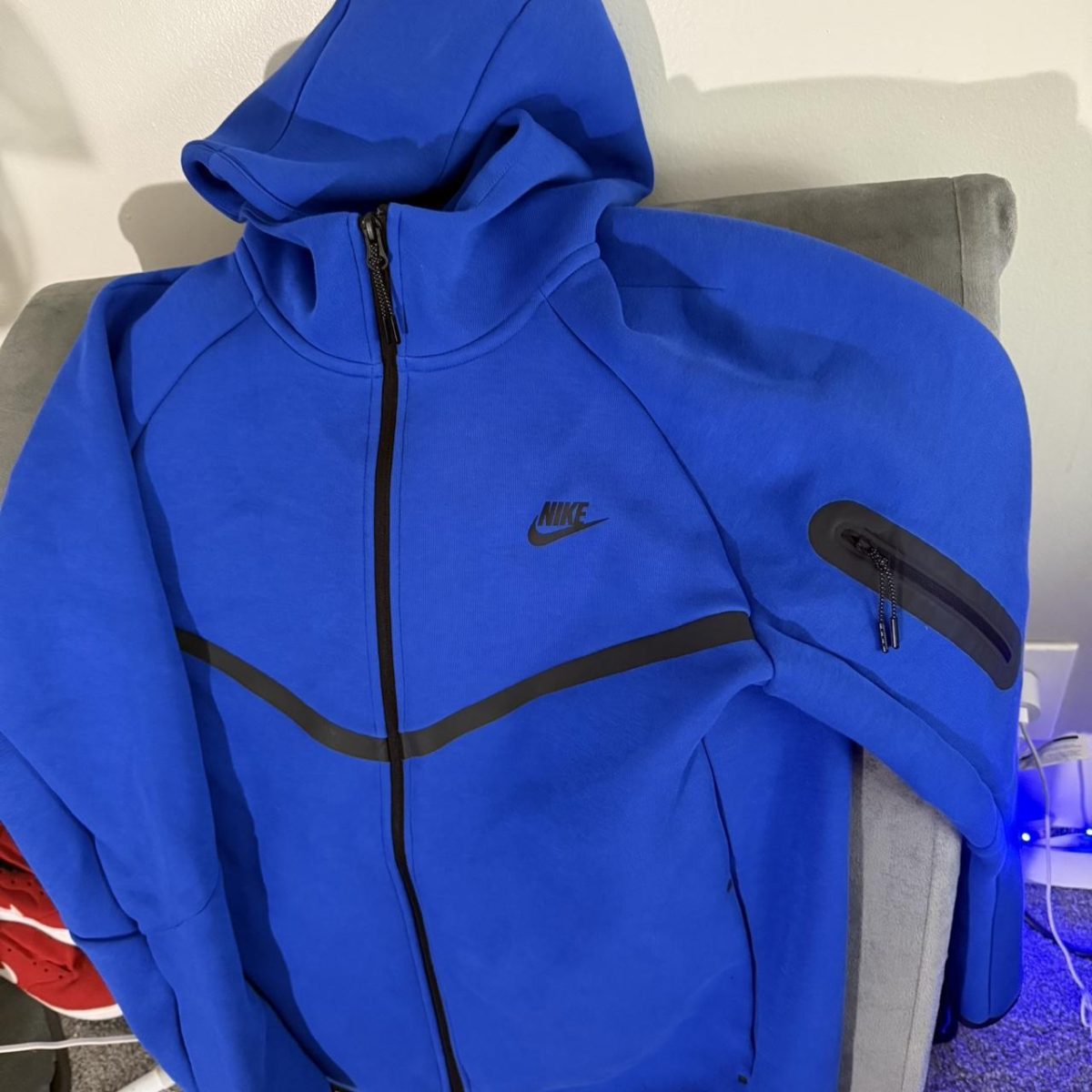 Nike Men's Blue Hoodie - Image 1