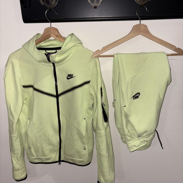 Nike Men's Neon Green Tech Suit