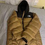 The North Face Men's Khaki and Gold Jacket