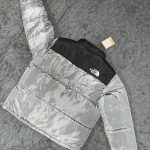 The North Face Men's Silver and Black Jacket - Image 3