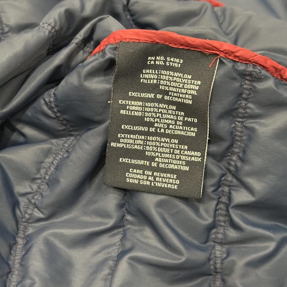 Tommy Hilfiger Men's Red and Burgundy Jacket - Image 5