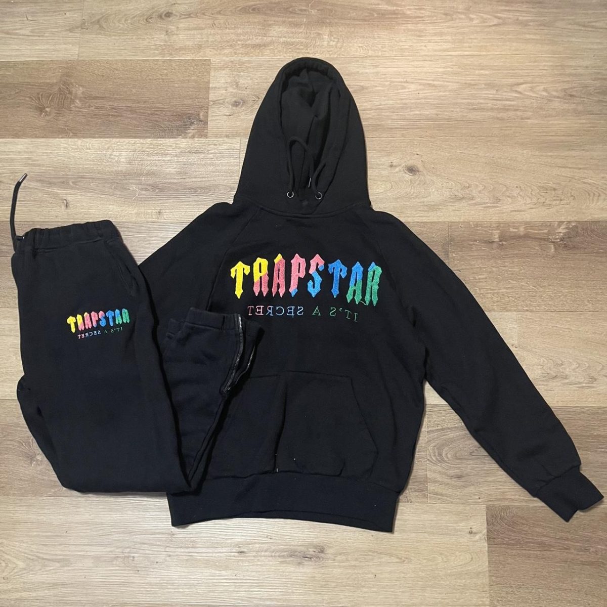 Trapstar black tracksuit - Image 1