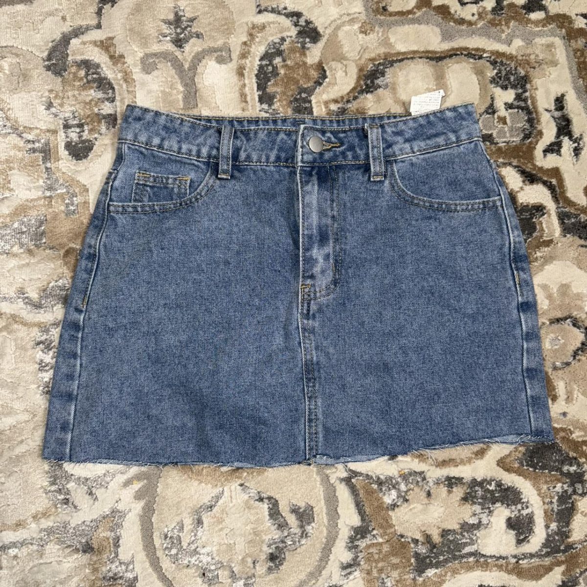 Women's Blue and Navy Skirt - Image 1