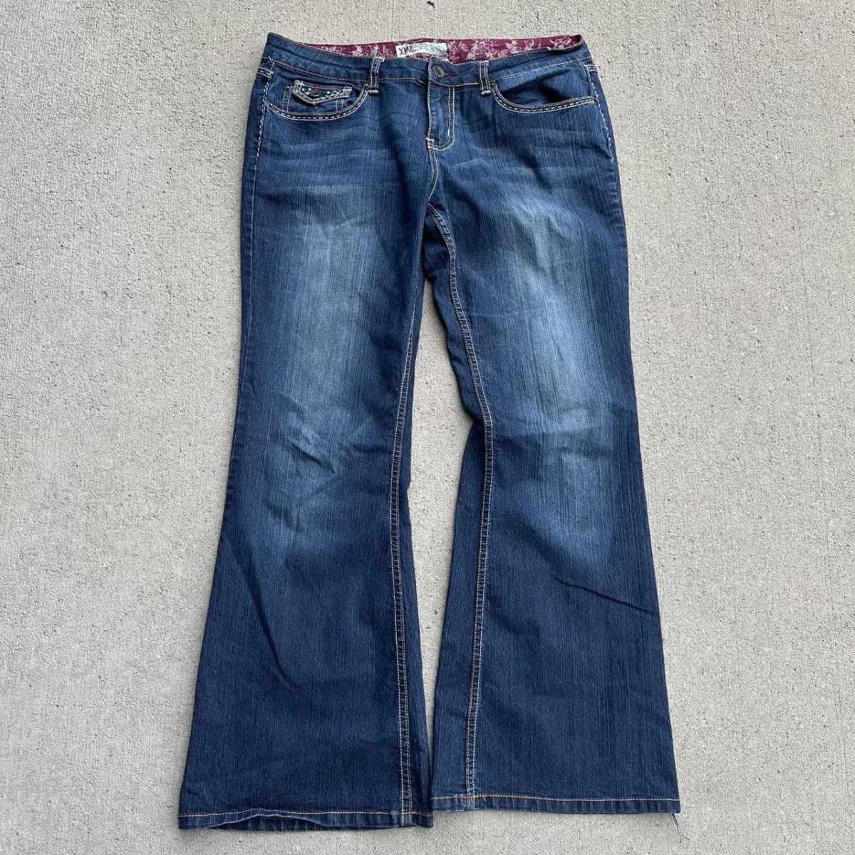 YMI Jeans Women's Blue and Navy Jeans - Image 1