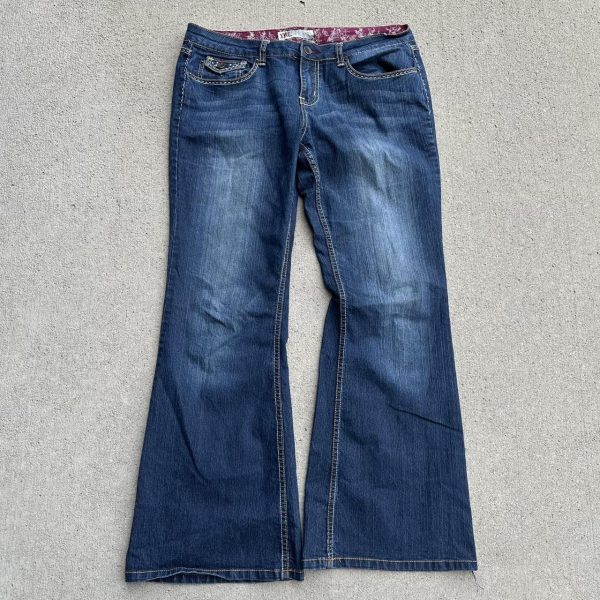 YMI Jeans Women's Blue and Navy Jeans
