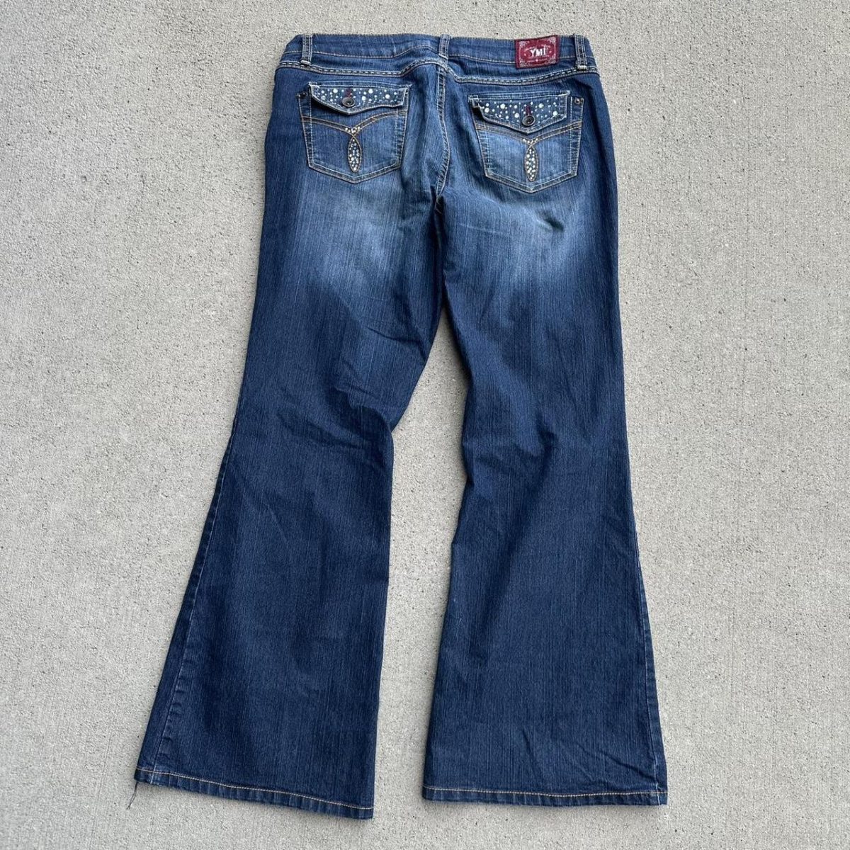 YMI Jeans Women's Blue and Navy Jeans - Image 3