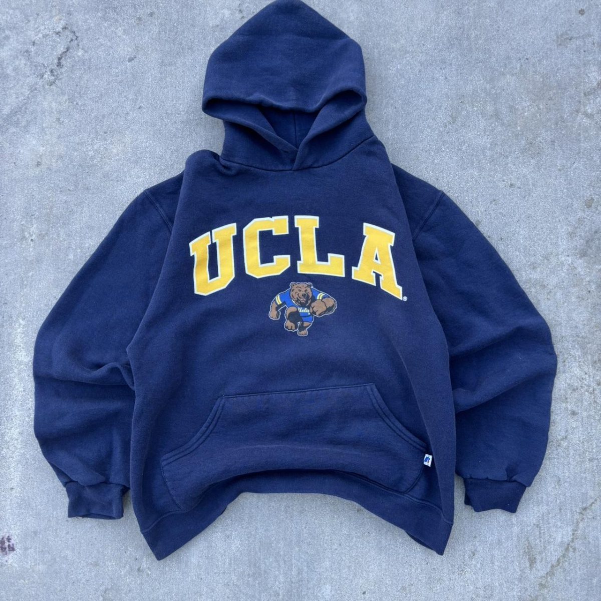Men's Navy Blue Hoodie - Image 1