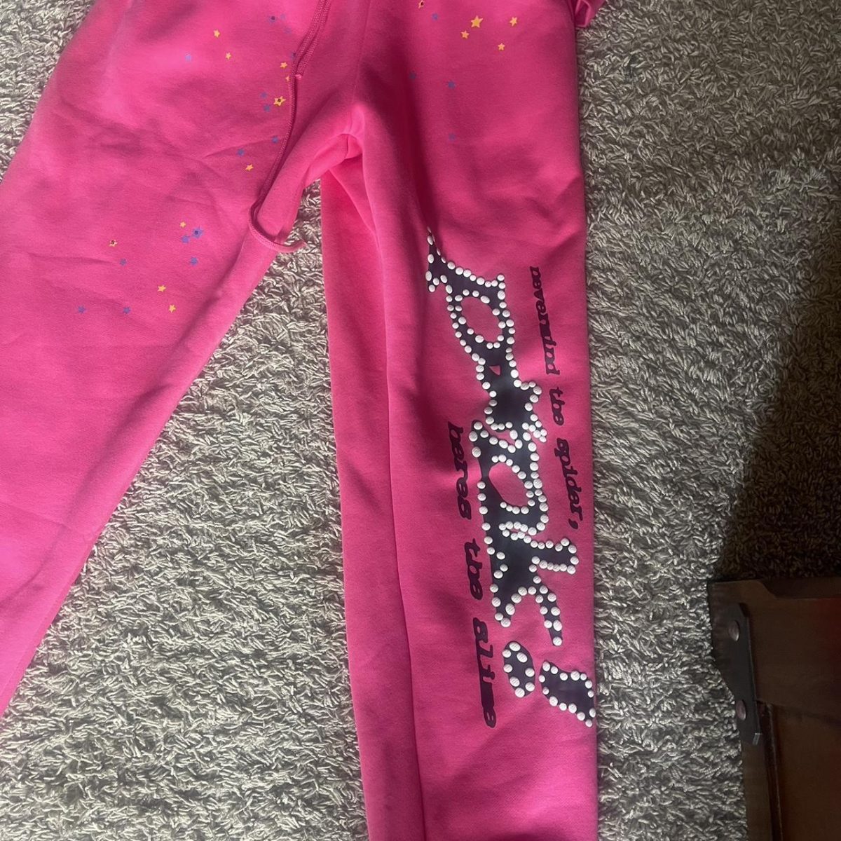 Spider Pink Men's Tracksuit - Image 3