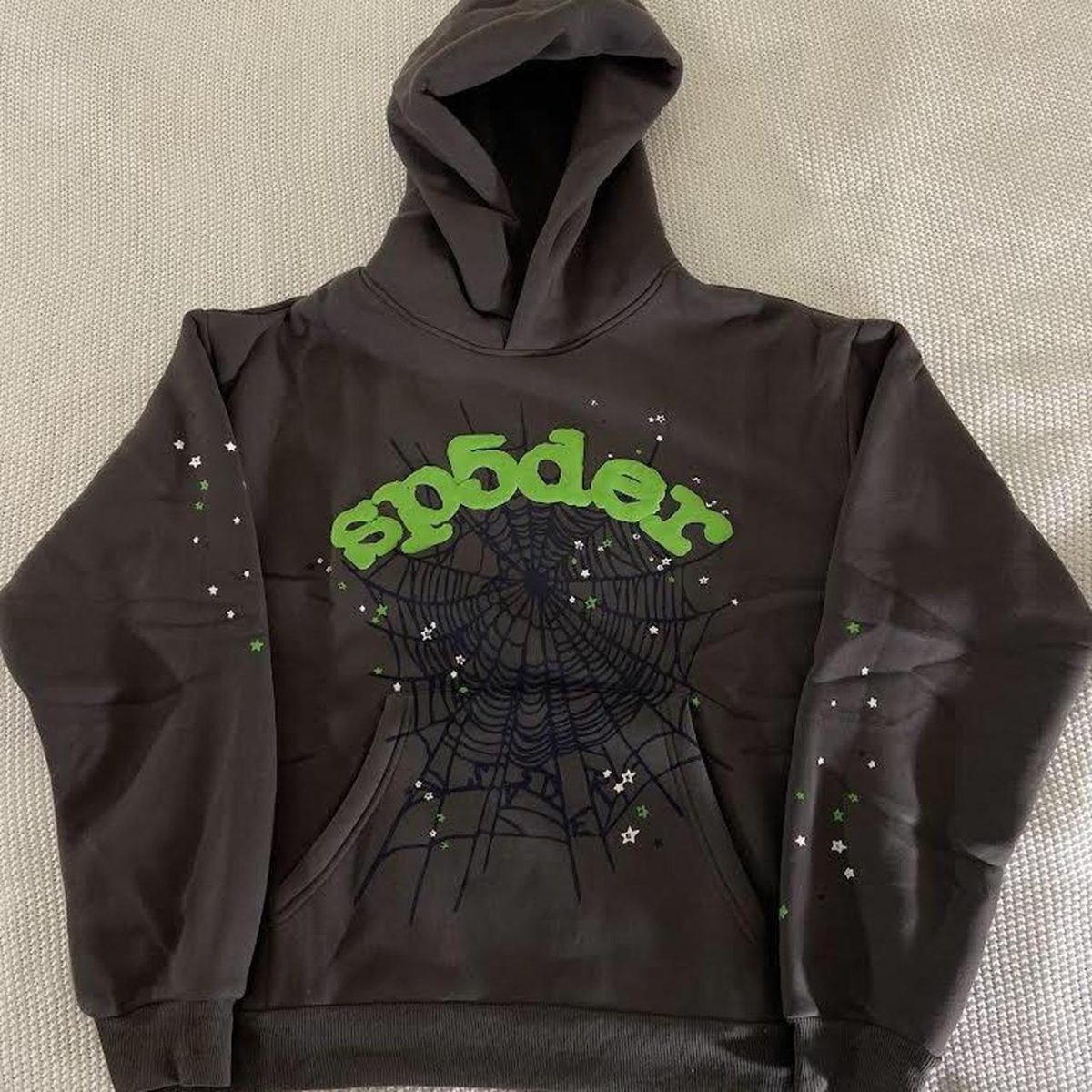 Chocolate Spider Worldwide Hoodie - Image 1